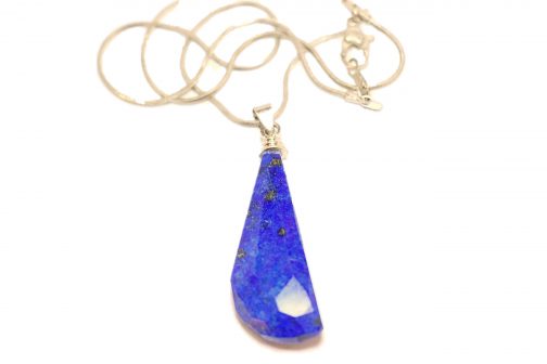 handmade pendent of lapis lazuli