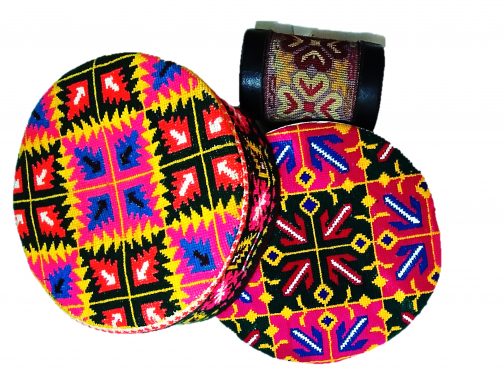 Traditional women cap of Hunza