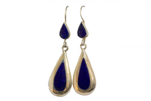 teardrop earring of Lapis Lazuli Stone