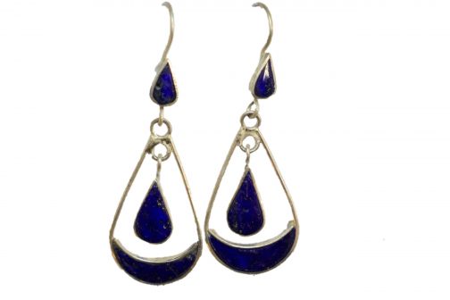 teardrop earring of Lapis Lazuli Stone
