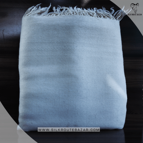 Plain White Men Shawl