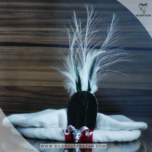 Gilgiti Cap White With Ramapoi