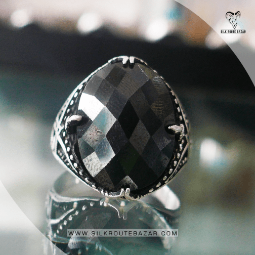 Black Tourmaline Ring