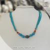 Firoza Beads layers Pendent