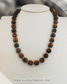Tiger’s Eye Bids Necklace for women
