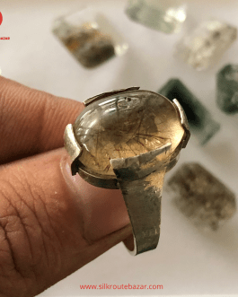 Natural Moh e Najaf – 925 Sliver Ring for Men