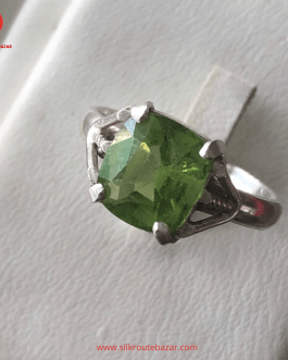 Kohistan Peridot Ring – Pure Sliver Frame