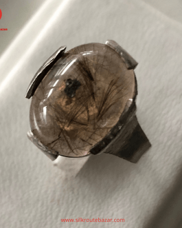 Natural Moh e Najaf – 925 Sliver Ring for Men