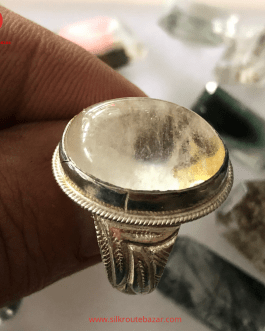 Natural Moh e Najaf (Agate) – 925 Sliver Ring