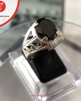 Black Tourmaline Ring for Men