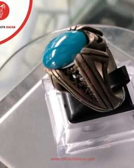 Firoza Stone Ring for Men – Turquoise Stone