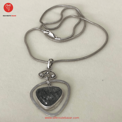 Rutile Quartz Pendent