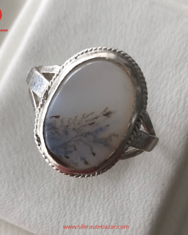 Natural Shajri Aqeeq Ring for Men