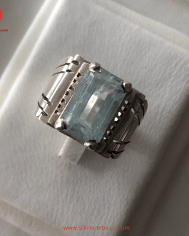 Nagar Aquamarine Stone Ring