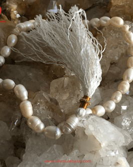 Natural Pearl Tasbih – 33 Beads