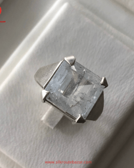 Aquamarine Ring for Men, Nagar Aquamarine