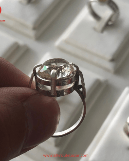 Real Topaz stone Ring for Men