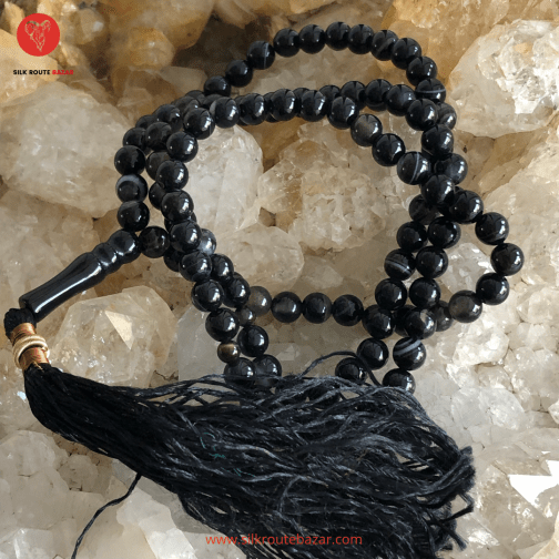 Black Aqeeq Tasbih