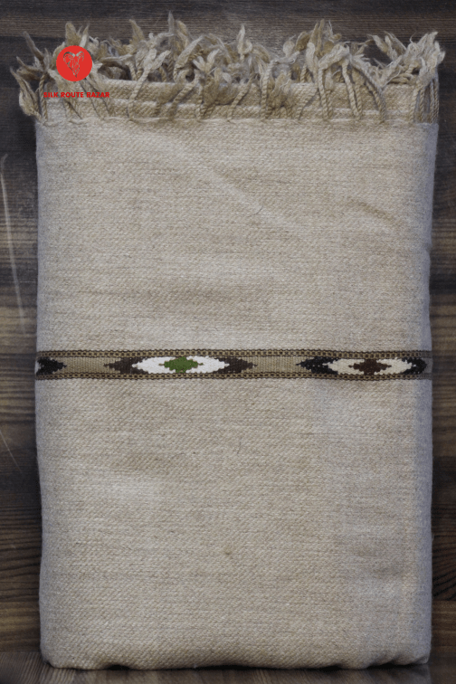 Woolen Shawl for men in Camel Color