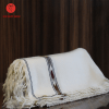 White Woolen Swati Shawl
