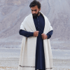 Hunza Woolen Shawl in White Color