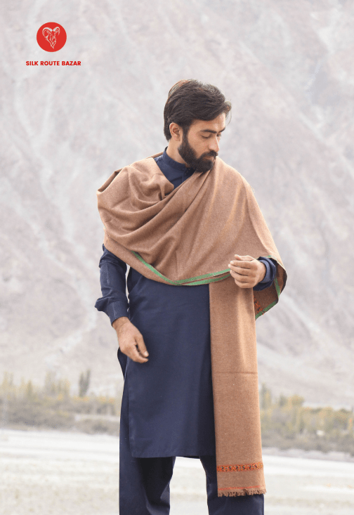 Warm woolen brown Shawl